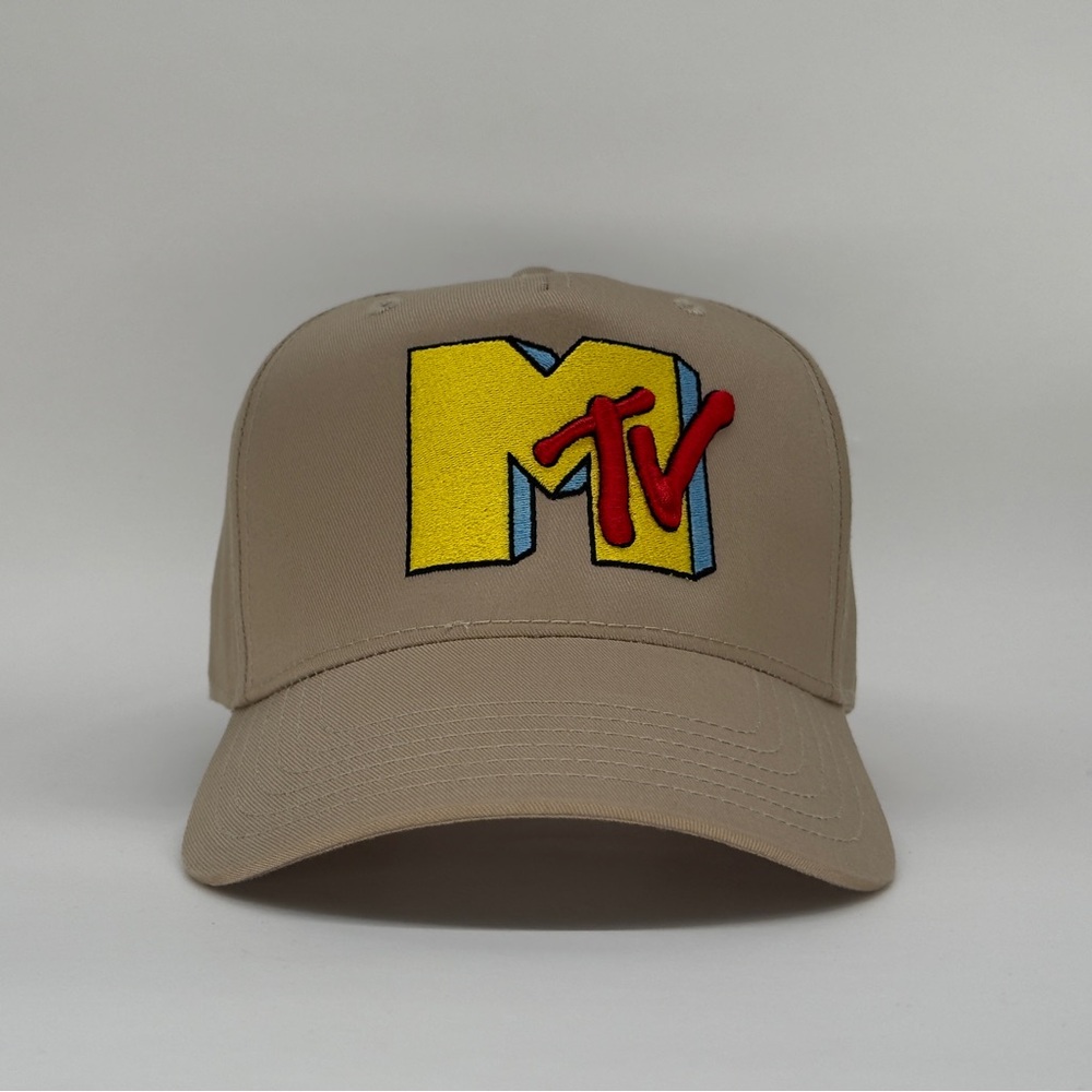 MTV Retro Logo Khaki Snapback